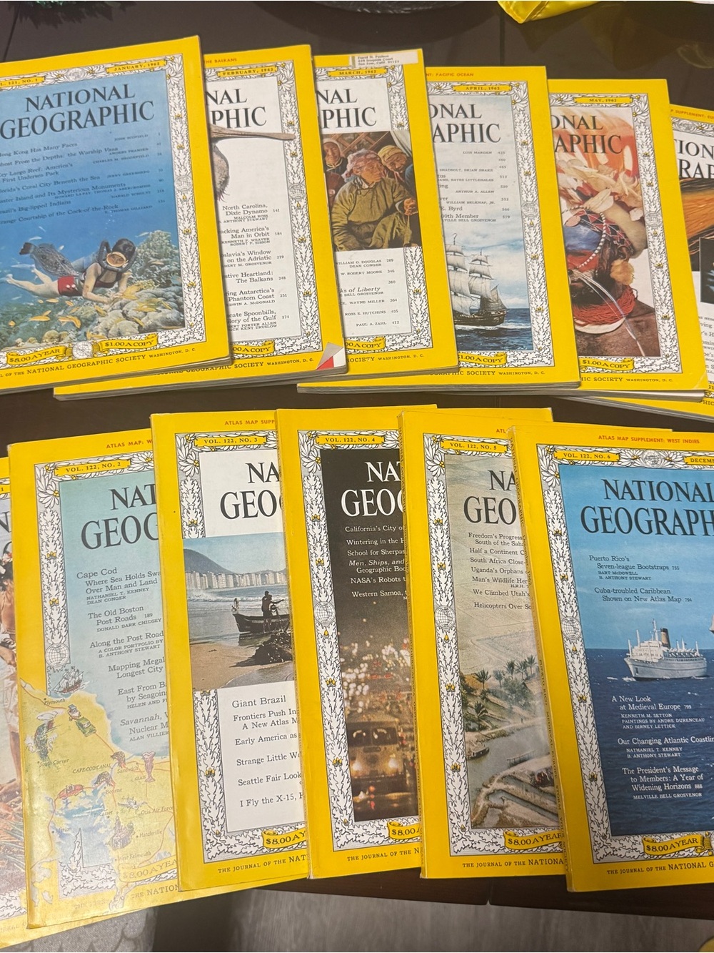 National Geographic Magazines mystery bundle of 12
